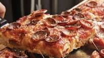 Sicilian Pizza with Pepperoni and Spicy Tomato Sauce Sicilian Pizza with Pepperoni and Spicy Tomato Sauce