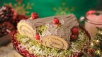 Black Sesame Buche de Noel Black Sesame Buche de Noel