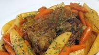 Oven Baked Pot Roast with Potatoes and Carrots Oven Baked Pot Roast with Potatoes and Carrots