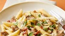Garlic Chicken and Bacon Pasta Garlic Chicken and Bacon Pasta