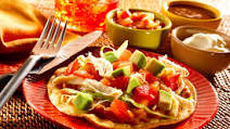 Chicken Tostadas Chicken Tostadas