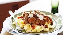 Slow-cooked lamb ragu Slow-cooked lamb ragu