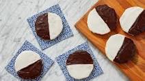 Black & White Cookies with Lemon Zest Black & White Cookies with Lemon Zest