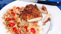 Old Favorite, New Twist Baked Pork Chops with Tomatoes and Rice Old Favorite, New Twist Baked Pork Chops with Tomatoes and Rice
