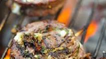 Grilled Stuffed Flank Steak With Salami, Fontina, Parmesan, and Bread Crumbs Recipe Grilled Stuffed Flank Steak With Salami, Fontina, Parmesan, and Bread Crumbs Recipe