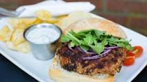 Mediterranean Salmon Burgers with Tzatziki Sauce Mediterranean Salmon Burgers with Tzatziki Sauce