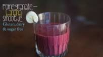 Pomegranate- Banana Smoothie Pomegranate- Banana Smoothie