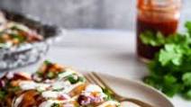 Healthy Chicken Enchiladas with Homemade Red Enchilada Sauce Healthy Chicken Enchiladas with Homemade Red Enchilada Sauce