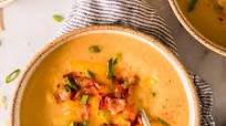 Keto Loaded Creamy Cauliflower Soup Keto Loaded Creamy Cauliflower Soup