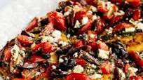 Greek Chicken with Tomato, Olive, and Feta Topping Greek Chicken with Tomato, Olive, and Feta Topping