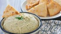 Lima Bean Hummus with Pita Chips Lima Bean Hummus with Pita Chips