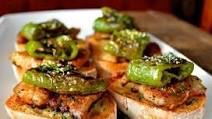 Pork Belly Green Pepper Pinchos with Lemon Zest Pork Belly Green Pepper Pinchos with Lemon Zest