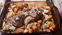 Honey glazed pork loin w/ Winter veggies Honey glazed pork loin w/ Winter veggies