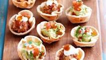 Mini tortilla cups two ways Mini tortilla cups two ways
