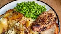 Dauphinoise Potatoes with Wholegrain Mustard Pork Steaks Dauphinoise Potatoes with Wholegrain Mustard Pork Steaks