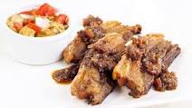 Crispy Lechon Liempo with Bagoong Sauce Crispy Lechon Liempo with Bagoong Sauce
