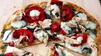 Pesto Chicken Margherita Pizza Pesto Chicken Margherita Pizza
