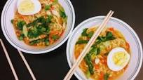 Spicy Rice Ramen Noodles Soup Spicy Rice Ramen Noodles Soup
