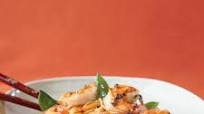 Orange-Sesame Noodles with Grilled Shrimp Orange-Sesame Noodles with Grilled Shrimp