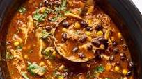 Recipe: Slow Cooker Chicken Enchilada Soup Recipe: Slow Cooker Chicken Enchilada Soup