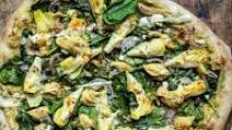 Vegan Spinach Artichoke Pizza Vegan Spinach Artichoke Pizza