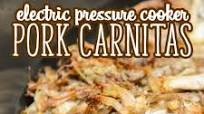 Electric Pressure Cooker Pork Carnitas (Low Carb) Electric Pressure Cooker Pork Carnitas (Low Carb)