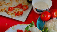 Baked Tomatoes with Curd Baked Tomatoes with Curd