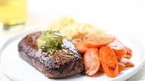 Sirloin Steak with Pesto Butter with cacio e pepe orzo Sirloin Steak with Pesto Butter with cacio e pepe orzo