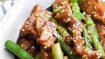 Sesame Pork and Green Beans Sesame Pork and Green Beans