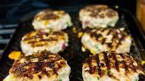 Loaded Veggie Turkey Burgers with Feta & Cilantro Loaded Veggie Turkey Burgers with Feta & Cilantro