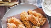 Crispy Baked Cod Strips Crispy Baked Cod Strips