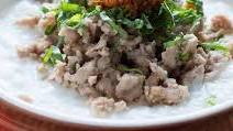 Sous Vide Congee with Minced Pork, Ginger, and Basil Sous Vide Congee with Minced Pork, Ginger, and Basil