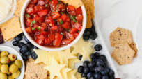 Gluten-Free Bruschetta and Cracker Snack Board Gluten-Free Bruschetta and Cracker Snack Board