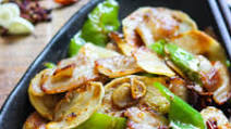 Pork Belly and Crispy Potato Stir Fry Pork Belly and Crispy Potato Stir Fry