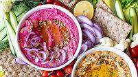 Ultimate Hummus Trio Board Ultimate Hummus Trio Board