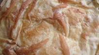 Albanian Pie with Onion and Tomatoes (Burek me Qepë dhe Domate) Albanian Pie with Onion and Tomatoes (Burek me Qepë dhe Domate)