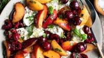 Marinated Stone Fruit Caprese Salad Marinated Stone Fruit Caprese Salad