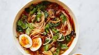 Kimchi Noodle Soup With Wilted Greens Kimchi Noodle Soup With Wilted Greens