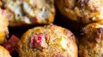 Healthy Rhubarb Muffins Healthy Rhubarb Muffins