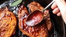 Harissa Maple Glazed Pork Chops Harissa Maple Glazed Pork Chops