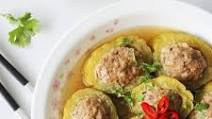 Steamed Bitter Gourd Stuffed with Minced Pork Steamed Bitter Gourd Stuffed with Minced Pork