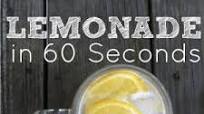Lemonade For One: 60 Second Lemonade Recipe Lemonade For One: 60 Second Lemonade Recipe