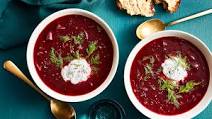 Red Cabbage and Beet Borscht Red Cabbage and Beet Borscht