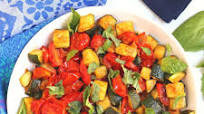 Mediterranean Tomato and Zucchini Saute Mediterranean Tomato and Zucchini Saute