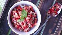 STRAWBERRY-MINT BRUSCHETTA STRAWBERRY-MINT BRUSCHETTA