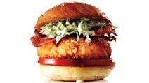 Salmon Bacon Burger Salmon Bacon Burger