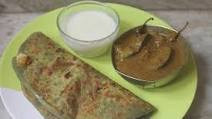 Spinach & Cauliflower Paratha Recipe Spinach & Cauliflower Paratha Recipe