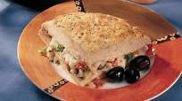 Easy Italian Vegetable Focaccia Sandwich Easy Italian Vegetable Focaccia Sandwich