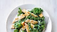 Kale Caesar salad with chargrilled chicken Kale Caesar salad with chargrilled chicken