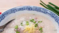 Quick & Easy Congee with Meatballs Quick & Easy Congee with Meatballs